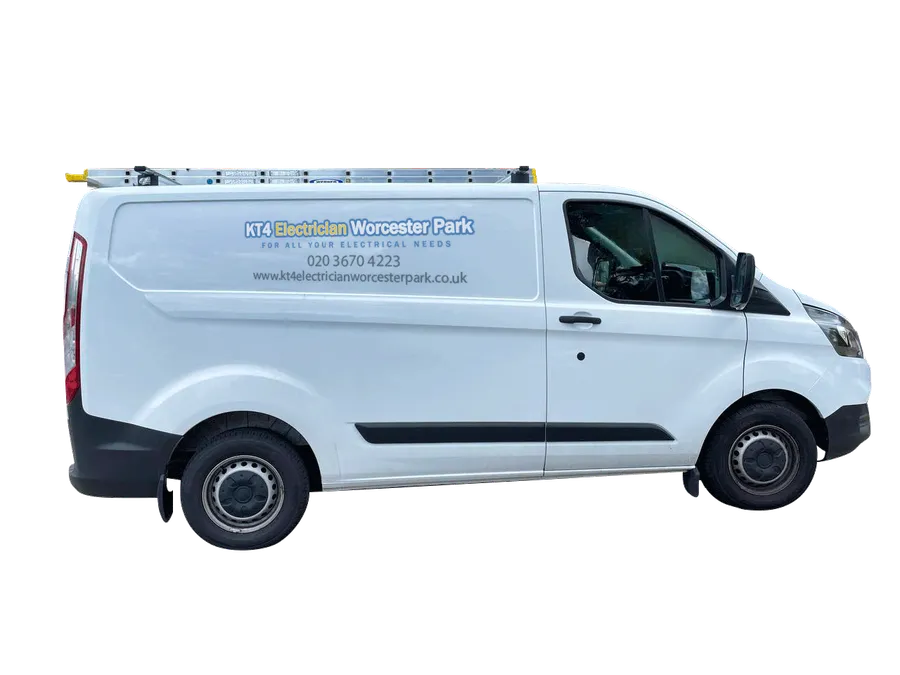 KT4 Electrician Worcester Park van